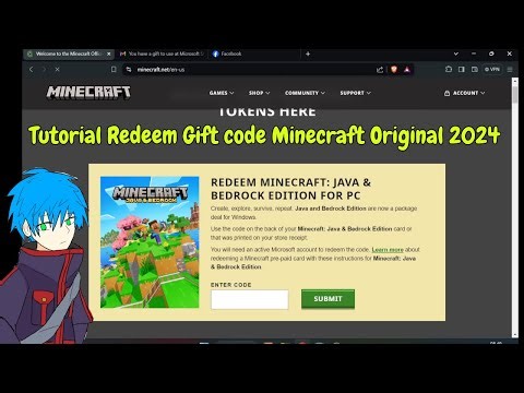 Tutorial Redeem Gift Code Minecraft Original 2024