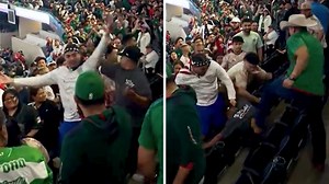 USA, Mexico Soccer Fans Get In Violent Fistfight In Stands At CONCACAF Final
