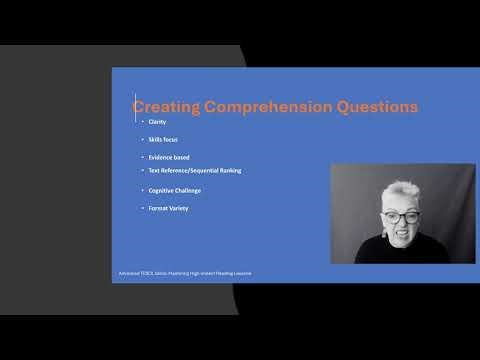 Advanced TESOL Skills: Designing Reading Comprehension Tasks