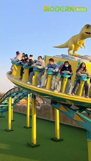 🛸 Double Wave UFO Ride | Thrilling Amusement Park & Carnival Attraction