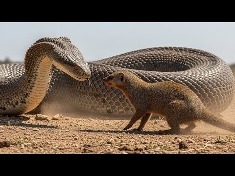 Snake vs Mongoose — Nature’s Fastest & Smartest Fight! 🐍⚡