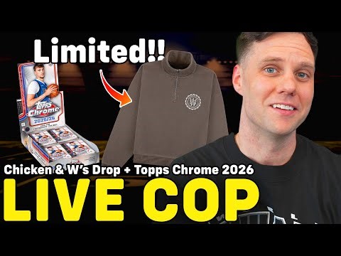 LIVE COP: CHKN W'S QUARTER ZIPS & TOPPS CHROME BASKETBALL