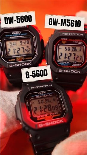 DW-5600 vs G-5600 vs GW-M5610 | G-Shock Squares Explained #gshock #square #watches