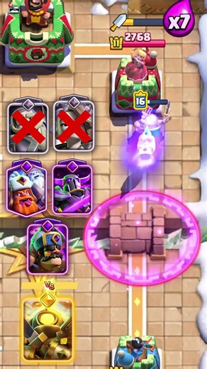 Mini P.E.K.K.A HERO vs Evolved #clashroyale