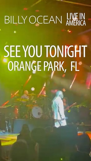 Thank you to everyone who came out to see Billy in Tulsa, and all the US dates!! The final date of the tour takes place this evening at the Thrasher-Horne Center in Orange Park, FL. Let’s go out in style! Tickets at: https://thcenter.my.salesforce-sites.com/ticket/#/instances/a0F8Y00000uXnywUAC | Billy Ocean