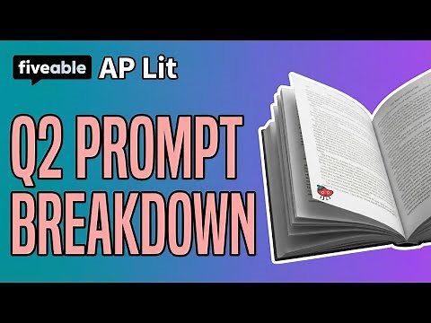 AP English Literature - Q2 Prose Analysis Prompts