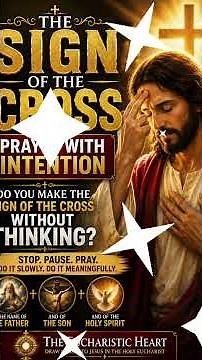 The Sign of the Cross: Pray It with Intention #catholicprayer