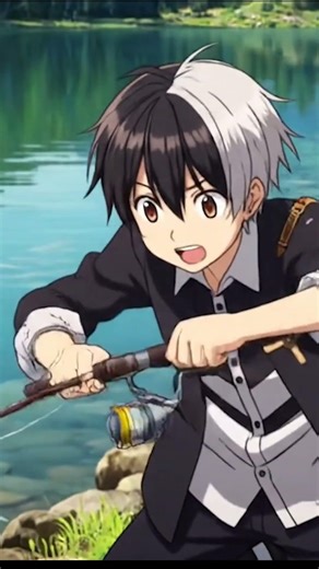 Anime Fishing Adventure in 8 Seconds! 🐟✨