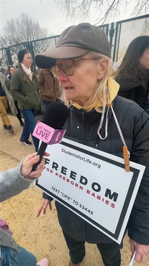 We had so many wonderful conversations at the March for life 2026. We can't wait to share them all with you! The prolife movement is here to provide support and tangible help to moms!! 📸 | Let Them Live
