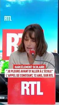 Harcèlement scolaire : "Je pleure avant d'aller à l'école" raconte Constant 12 ans