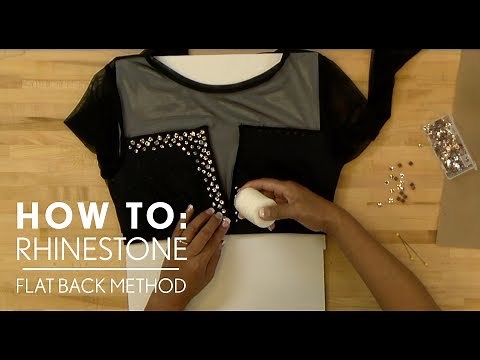 How to Rhinestone a Costume - Flat Back Method