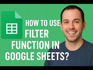 How to Use FILTER Function in Google Sheets | Step by Step Tutorial
