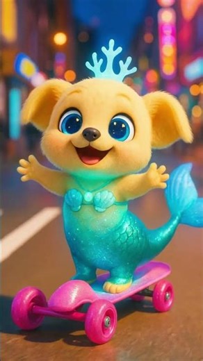 Why Did This Cute Pup Dress Like a Mermaid? The Ending Will Melt Your Heart! 💙🐶