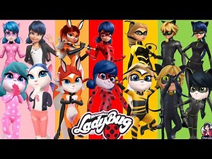 🌈 MIRACULOUS LADYBUG ➕ ANGELA | Many Miraculous Character | Cosplay Makeover