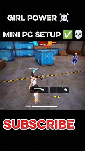 GIRL POWER ☠️ ON MINI PC SETUP ✅💀