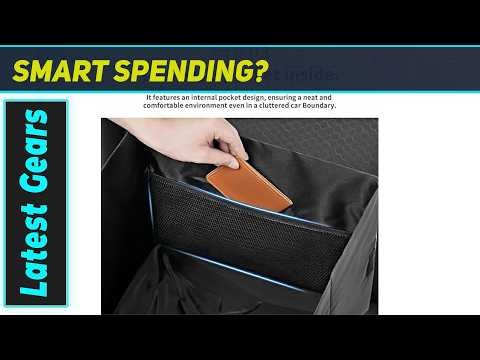 Amazing 2-in-1 Foldable Storage Box: Essential Lumbar Support and Organizer