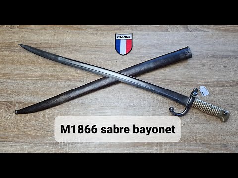 French M1866 sabre bayonet for the chassepot rifle