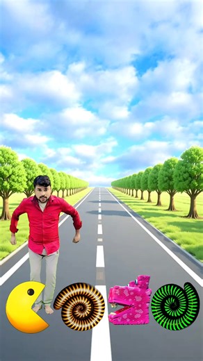 I jump on colour full insect vs pacman and animals monster #youtubeshorts #shorts #trending #monster