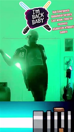 Spinning a Lightsaber After Surgery