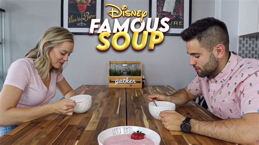 Homemade Disney strawberry soup: Grand Floridian Resort inspired