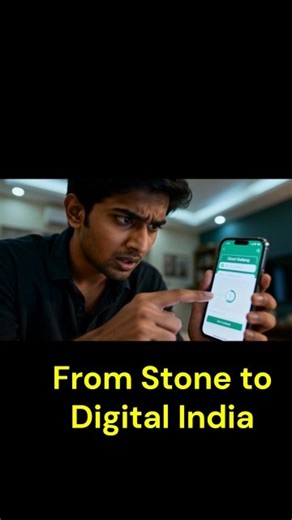 From Stone to Digital India #shorts #India #HistoryShorts #aihistory #DigitalIndia #Facts #Education