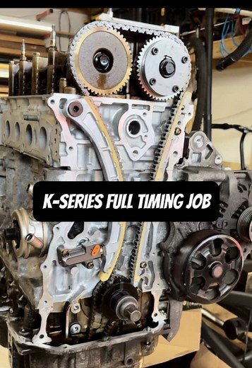 K-Series timing tutorial • This video shows every single step you need to do in order to complete a full timing job on a K series. This should be applicable to all K series motors, part numbers displayed in the video may vary depending on your K series model. #hondacivic #cars #engine #diy #fyp