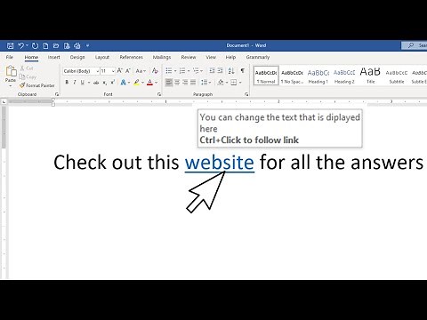 Change the hyperlink hover over text in Office documents