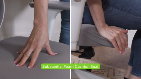HON Altern Ergonomic Fabric Office Chair, Low‑Back Desk Chair with Adjustable Arms, Seat Slide, Synchro‑Tilt, Rolling Computer Seat for Home Office, Black Frame, Black