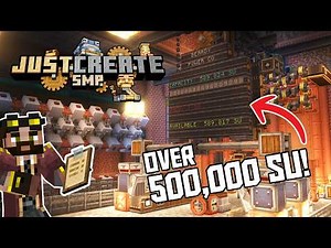 I created HUGE amounts of STEAM POWER in Minecraft Create Mod! [#8]