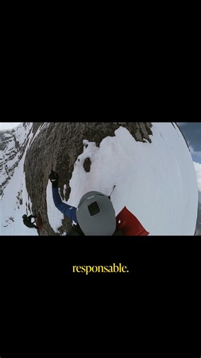 A night at -10°C on a summit ❄️ #mountaineering #bivouac #adventure #mountain #drone