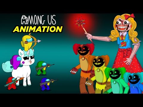 어몽어스 VS Craftycorn, MISS DELIGHT, Dogday (Poppy Playtime 3) | AMONG US ANIMATION