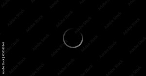 animation of the page loading process