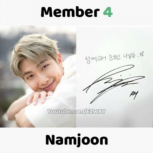 BTS Members Signatures That You Will Get in Their Fansign!