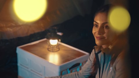 CAMPLUX Classic RV Cooktop 2 Burners Slide-in, Propane Cooktop Stove with Tempered Glass Cover, 12 Inches Propane Rangetop with Blue Indicator Light, 13,000BTU, Black RGH12IB