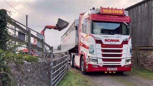 I had apple spillages while hauling a full load