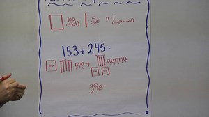 addition using base ten blocks