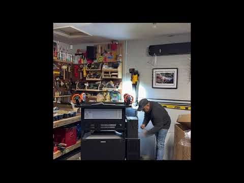 Masterbuilt 1150 full Assembly with 6 inch wheels upgrade