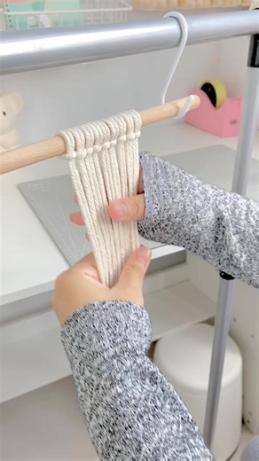 Making my very first creation for my sister birthday, and its turn out simply gorgeous 😍 #macrametutorial #macramemalaysia #fy #fypp #macramemaker #macrameart #macrame #macramewallhanging #bitrhdaygift | Macrame Projects
