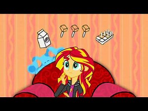Blue's Clues and Sunset Shimmer: Thinking Time (Blue's Surprise at Two O'Clock)