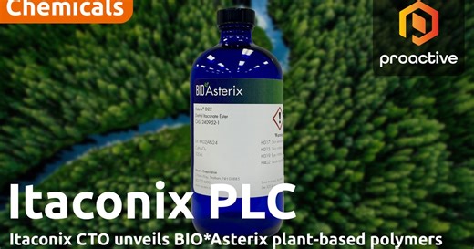 Itaconix introduces new plant-based polymers breakthrough, BIO*Asterix