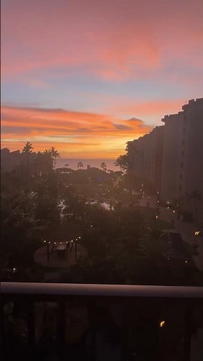 Maui: Gorgeous Sunset from Balcony at Kaanapali Shores Hotel, Part 2