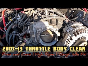 2007-13 Silverado Rough Idle | How to clean the Throttle Body 6.0 | Stalling or High RPM Fix Sierra