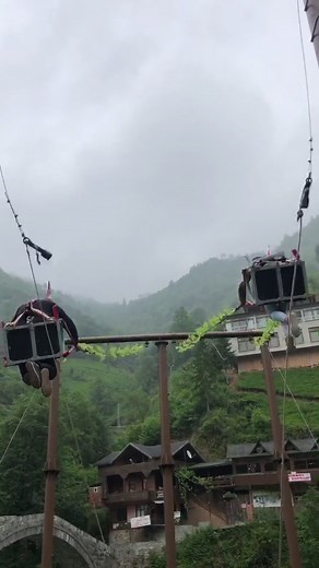 Exciting Zip-Lining Adventure in Scenic Mountains