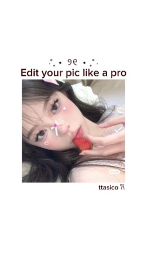 ⋅˚₊‧ cherry ‧₊˚ ⋅ on Instagram: "Flw these steps: Open polarr app 🍓 Scan this QR code 🍓 Apply to your photo and adjust brightness if you want 🍓 . . . . . . #aestheticgirl #kbeauty #girlyvibes #editingtips #softgirl #instagram #reels"