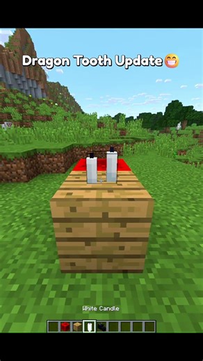 Minecraft Dragon Tooth Update 😁 #minecraft #shorts