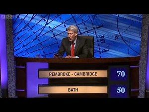 University Challenge S42E17 - Pembroke, Cambridge vs Bath