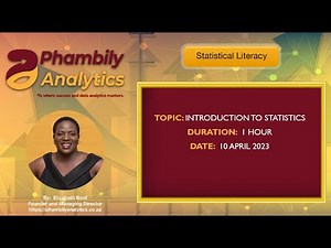 Introduction to Statistics