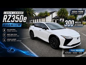 2026 Lexus RZ350e Premium Review | Lexus Electric SUV Range, Charging, Interior & Features