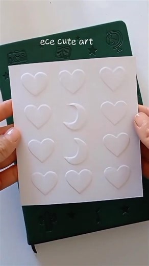 Make your own embossed paper ✨ #diy #art shorts