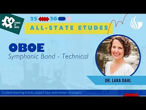 GMEA 2025–2026 All-State Oboe Symphonic Band Technical Etude | Georgia State School of Music